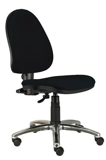 888/MEK CR židle kancelářská, kříž chrom, látka DO DORA D 02 - látka černá